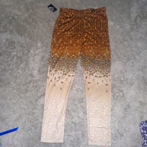 Animal print leggings